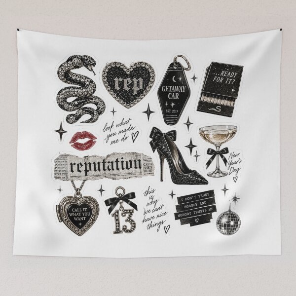Item preview, REP TS LWYMMD DELICATE DONT BLAME ME GETAWAY CAR STICKER BUNDLE PACK designed and sold by taylorvinyls.