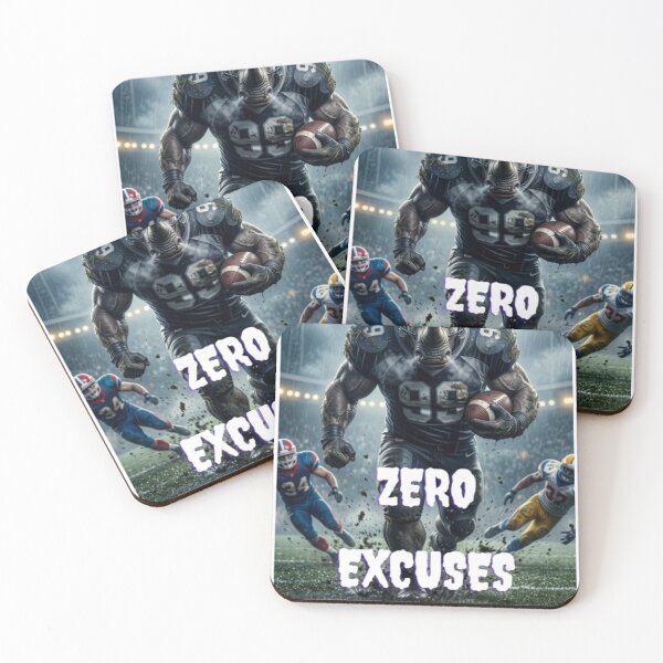 Item preview, Zero Excuses - Rhino American Footballer designed and sold by moonsun4.