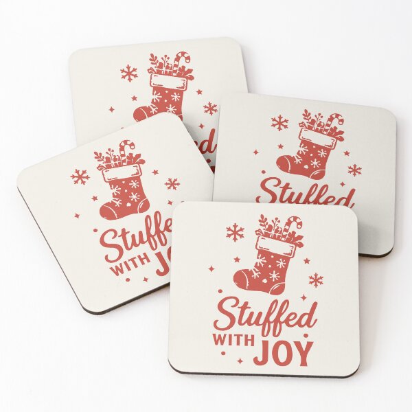 Item preview, Stuffed With Joy – Festive Christmas Stocking Art designed and sold by Tklezardesigns.