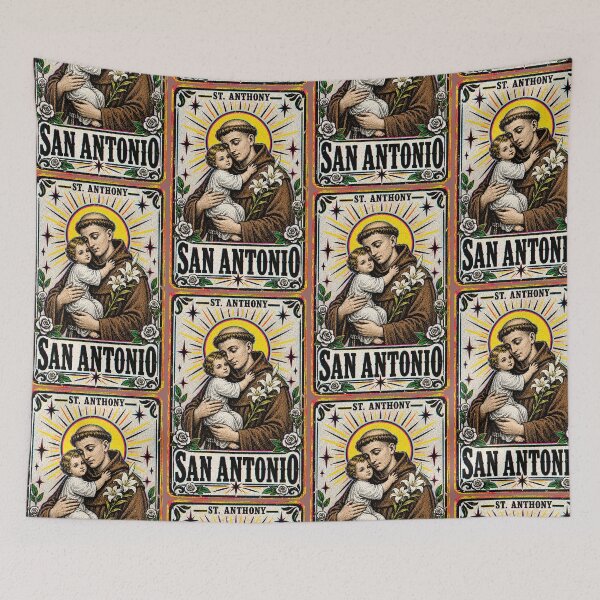 Item preview, Saint Anthony with Child Jesus designed and sold by El Brown Mercado.