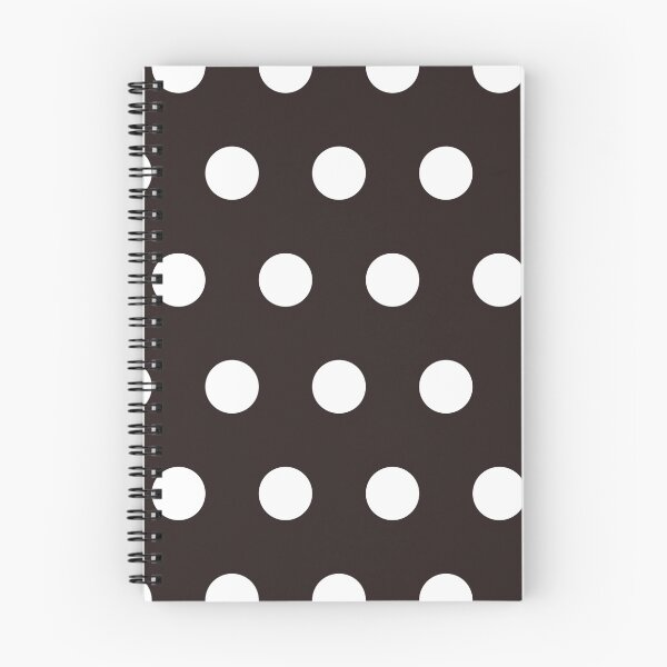 Item preview, Large white polka dots on chocolate brown designed and sold by Nolan6.