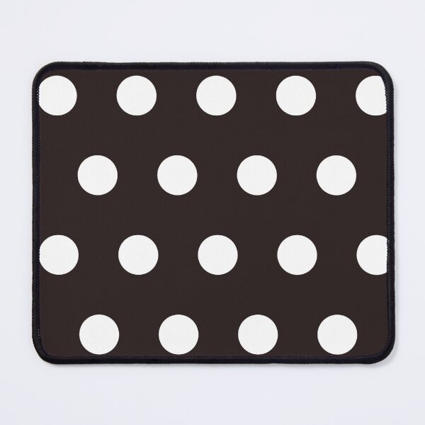 Item preview, Large white polka dots on chocolate brown designed and sold by Nolan6.