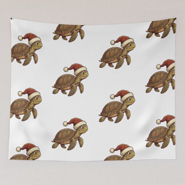 Item preview,  Christmas Sea Turtle Wearing Santa Hat – Festive Ocean Holiday designed and sold by SOUFIANE1991.