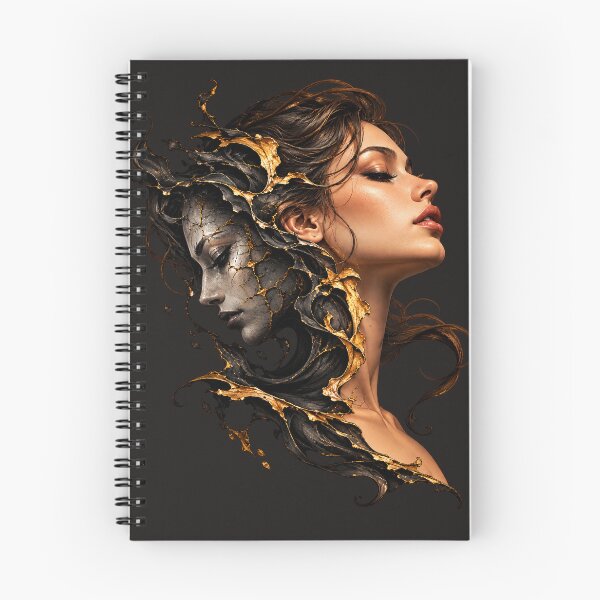 Item preview, Dual Faced Golden Fragment Portrait designed and sold by Epic Serenity.