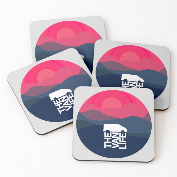 Item preview, the van life: sunset pinky blue designed and sold by robnoble.