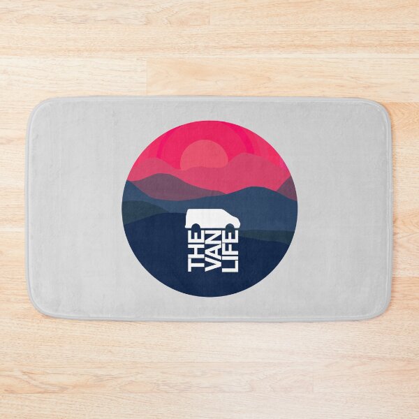 Item preview, the van life: sunset pinky blue designed and sold by robnoble.