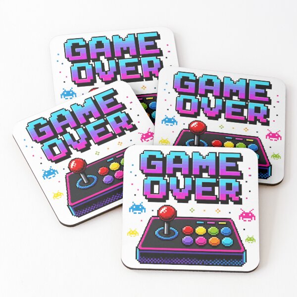 Item preview, Classic Retro Game Over Arcade designed and sold by Stylestickers55.