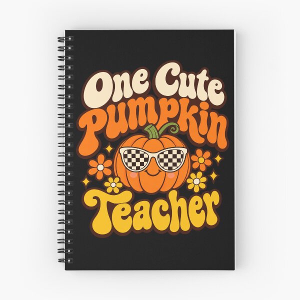 Item preview, One Cute Pumpkin Teacher Groovy Halloween    designed and sold by MotivaChic.