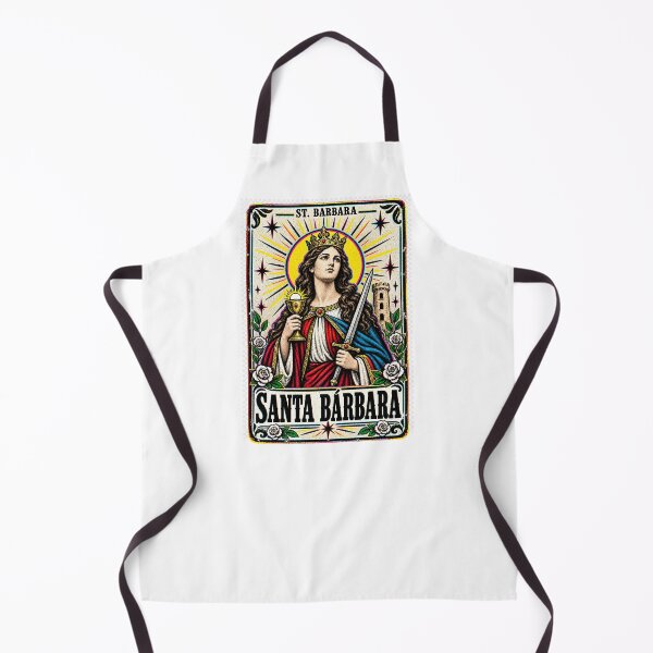 Item preview, Saint Barbara Vintage Folk Art designed and sold by El Brown Mercado.