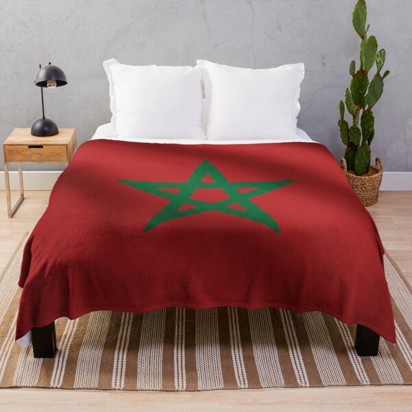 Aperçu de l'œuvre Drapeau du Maroc – Drapeau national marocain créée et vendue par Crickb6783.