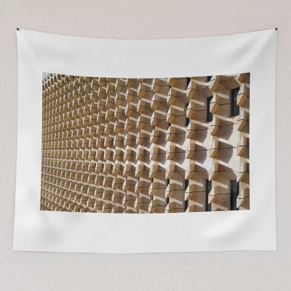 Item preview, Abstract diagonal pattern of Parliament House facade in Valletta Malta designed and sold by goceris.