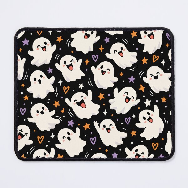 Item preview, Funny Ghosts – Spooky Halloween Seamless Pattern designed and sold by therockstuff.