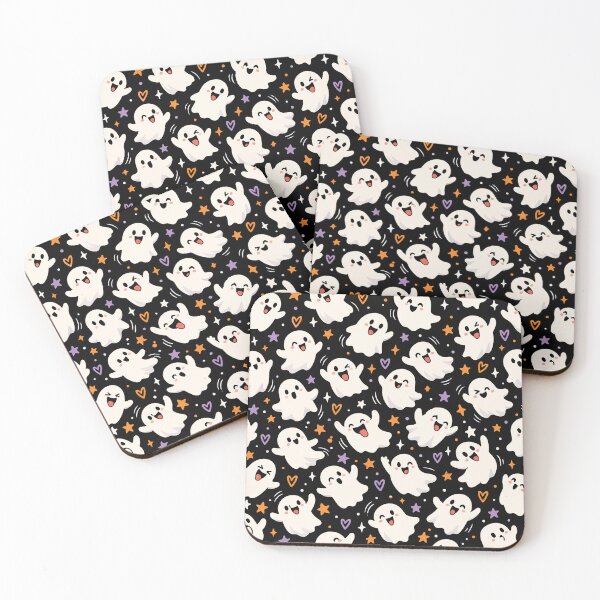 Item preview, Funny Ghosts – Spooky Halloween Seamless Pattern designed and sold by therockstuff.