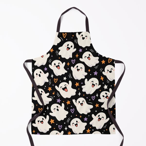 Item preview, Funny Ghosts – Spooky Halloween Seamless Pattern designed and sold by therockstuff.