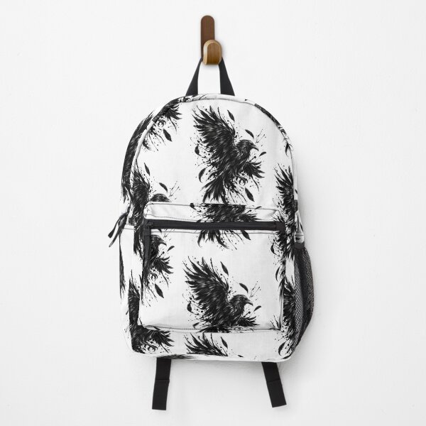 Item preview, Dynamic Raven in Black Ink Splatter Style designed and sold by InterStore78.