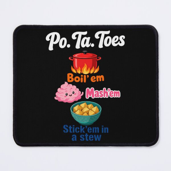 Item preview, Po-Ta-Toes Hervirlas Machacarlas Lindo dibujo animado de cocina de papas designed and sold by geraldcoop.