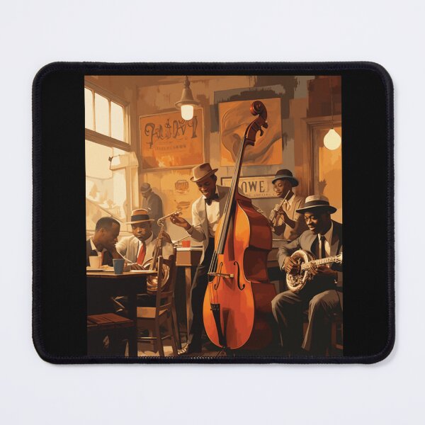 Item preview, 1960s Jazz Band Club Scene Design designed and sold by AbstractAngstt.
