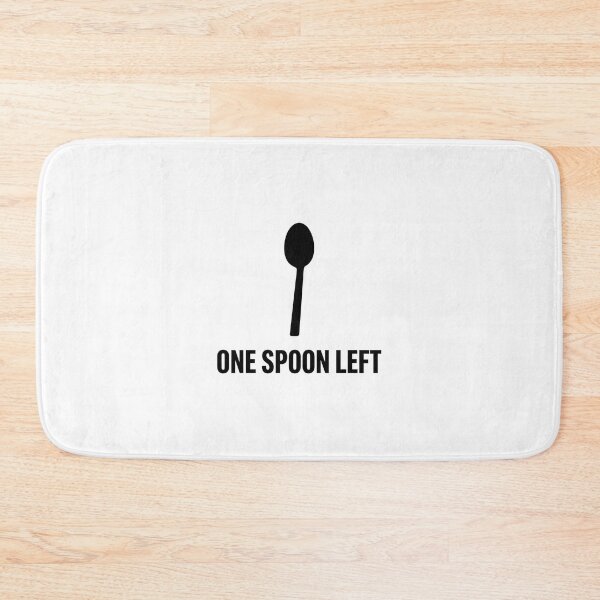 Item preview, One Spoon Left - Spoonie Energy Sticker designed and sold by DunuStore.