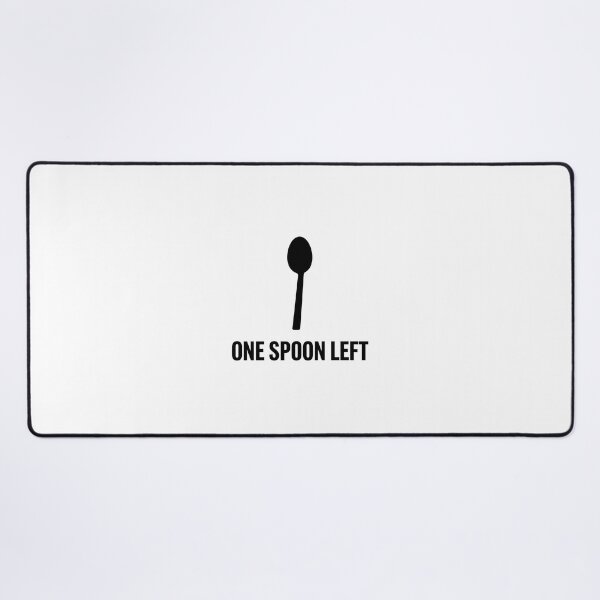 Item preview, One Spoon Left - Spoonie Energy Sticker designed and sold by DunuStore.