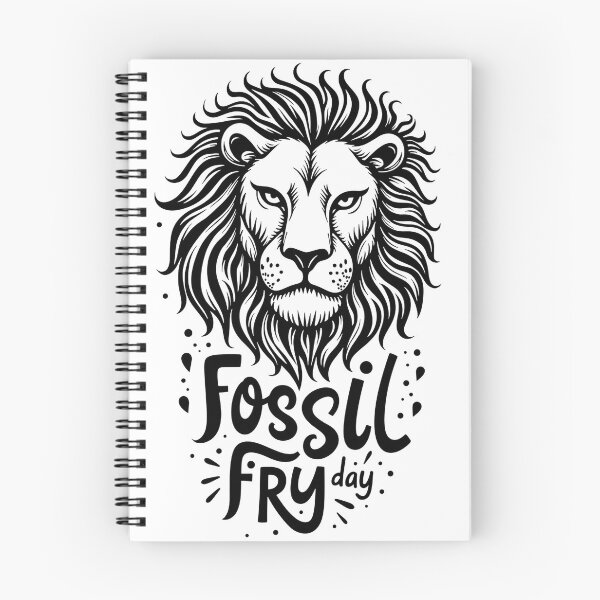 Item preview, Leo's Fossil Fry Day: Bold Lion Head Tattoo Flash designed and sold by Qubivibe.