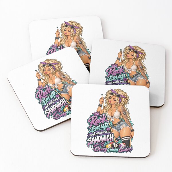 Item preview, Rack 'Em Up... and Make Me a Sandwich | Sassy Pool Girl designed and sold by Crazyhuskychick.