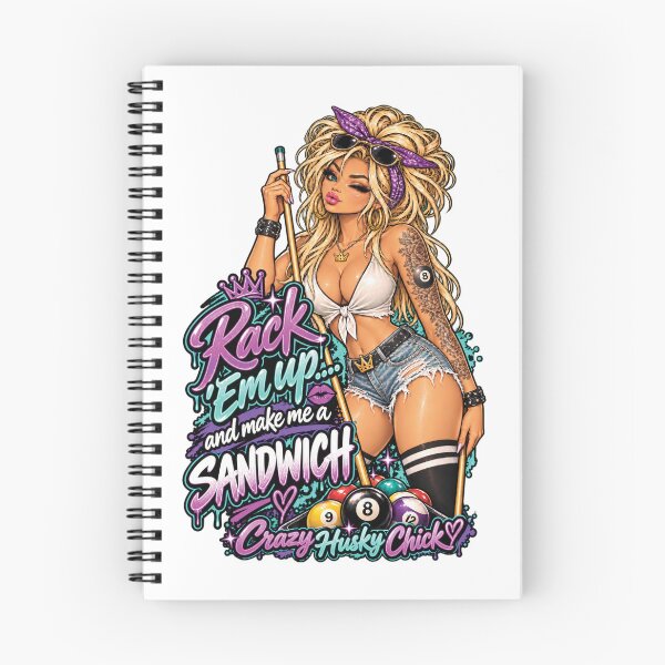 Item preview, Rack 'Em Up... and Make Me a Sandwich | Sassy Pool Girl designed and sold by Crazyhuskychick.