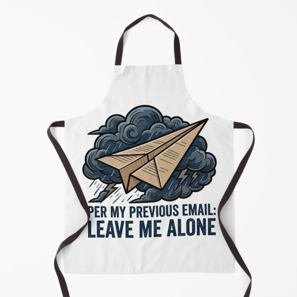 Item preview, Per My Previous Email Leave Me Alone Retro Paper Airplane Office Humor designed and sold by raedattia.