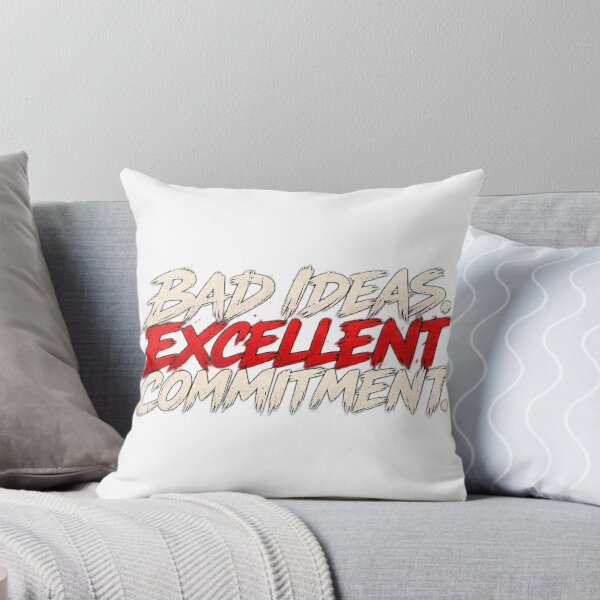 Item preview, Bad Ideas Excellent Commitment – Chaotic Text Design designed and sold by Infinitelypink.