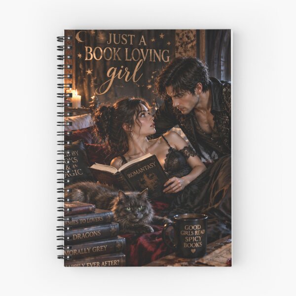 Item preview, Just a romance book loving girl designed and sold by Talpha.