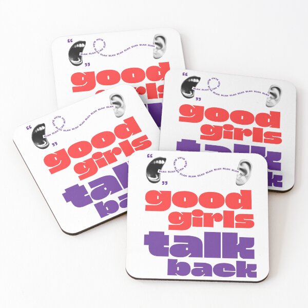 Item preview, Good Girls Talk Back Halftone Mouth and Ear designed and sold by Fani*.
