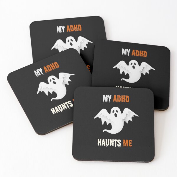 Item preview, My ADHD Haunts Me Funny ADHD Halloween Ghost designed and sold by T-version.