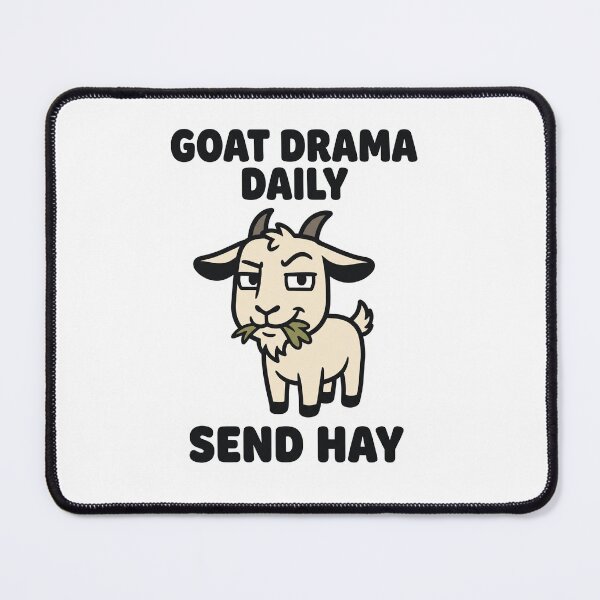 Item preview, Goat Drama Daily - Homesteader Sticker designed and sold by DunuStore.