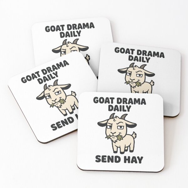Item preview, Goat Drama Daily - Homesteader Sticker designed and sold by DunuStore.