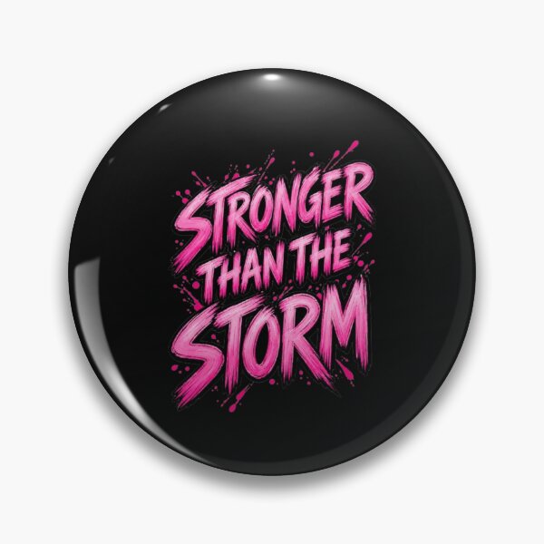 Item preview, Stronger Than the Storm – Powerful Resilience & Motivation Quote designed and sold by JeraiffsonCorner .