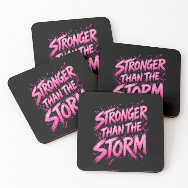 Item preview, Stronger Than the Storm – Powerful Resilience & Motivation Quote designed and sold by JeraiffsonCorner .