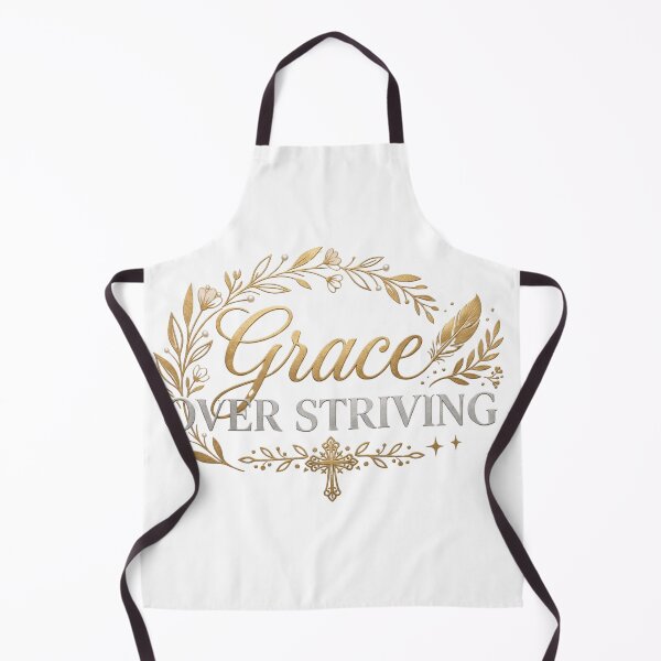 Artikelvorschau, Gnade statt Streben – Elegantes christliches Glaubens- und Gnaden-Design entworfen und verkauft von KINGDOM GOLD STUDIO.