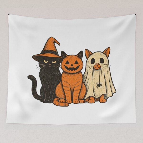 Item preview, Halloween Cats designed and sold by River Silva.