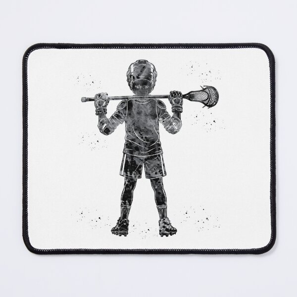 Item preview, Little Boy Lacrosse Player Watercolor Art designed and sold by Liededrom..