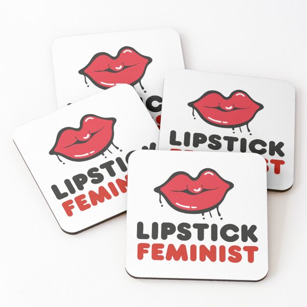 Item preview, Lipstick Feminist Red Lips Bold Lettering designed and sold by Fani*.