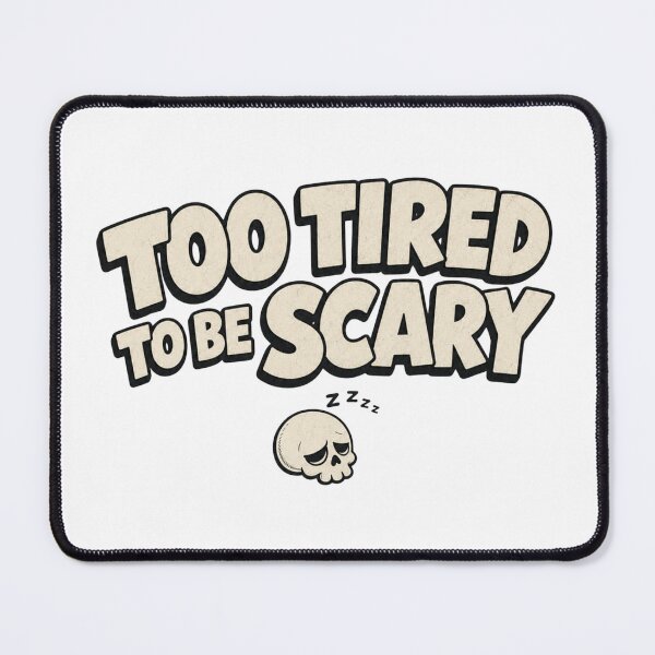 Item preview, Too Tired To Be Scary Relatable Ghost Halloween Art designed and sold by SedaMythica.