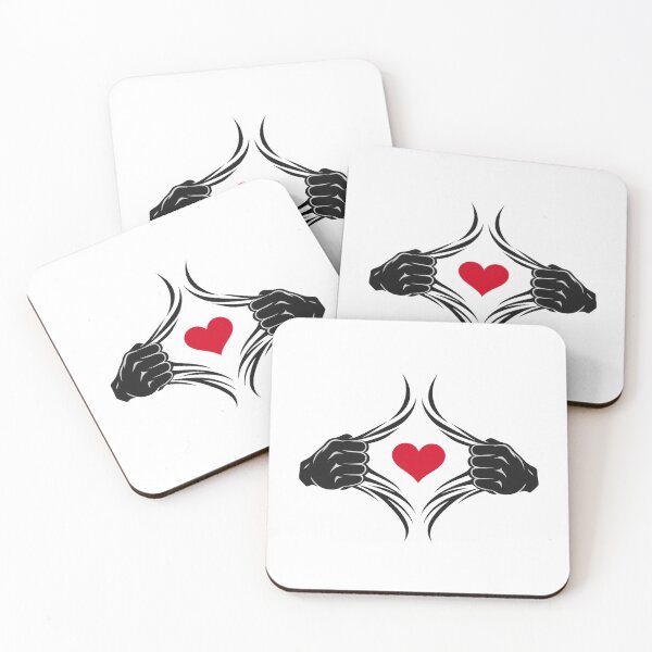 Item preview, A red heart revealed between two hands designed and sold by sasaPRO.