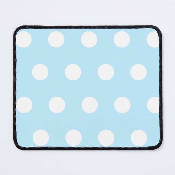Item preview, Large white polka dots on sky blue designed and sold by Nolan6.