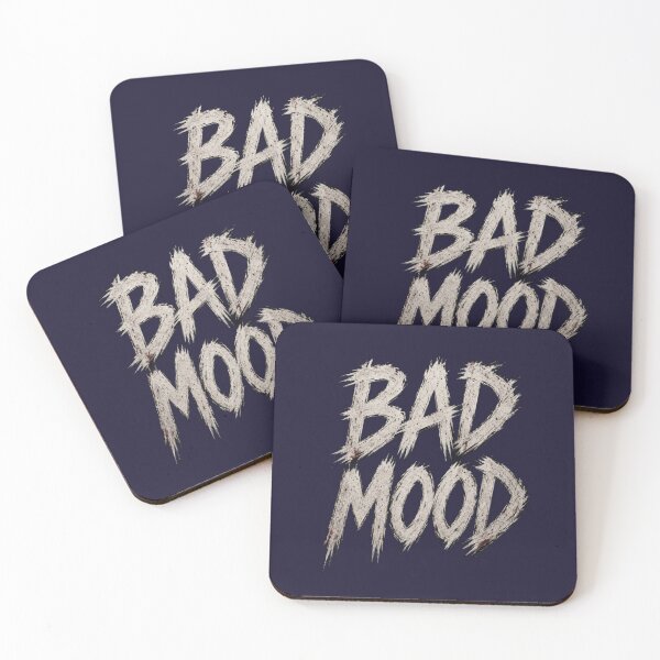 Item preview, Bad Mood Vintage Punk Rock Text Aesthetic designed and sold by chicworld2026.