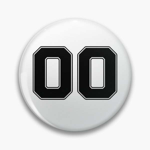 Item preview, 00 | Jersey Number 00 | Shirt Number 00 (Black) designed and sold by STUDIO-72.
