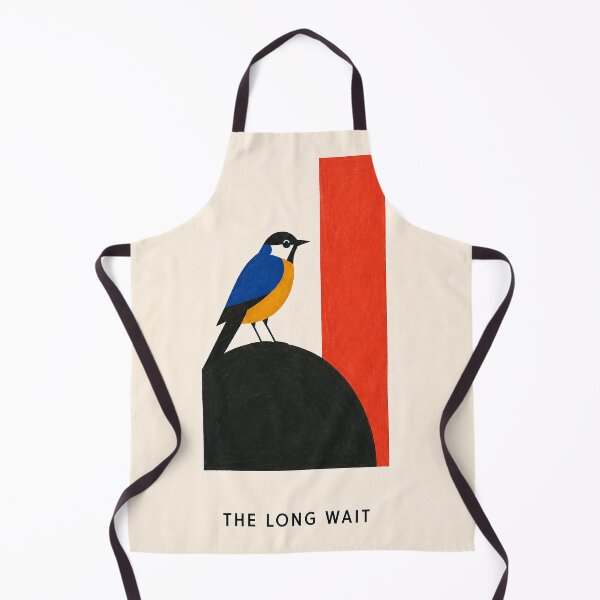 Item preview, Color Block Bird Art | The Long Wait Modernist Print designed and sold by Filora Atelier | Bird Art.