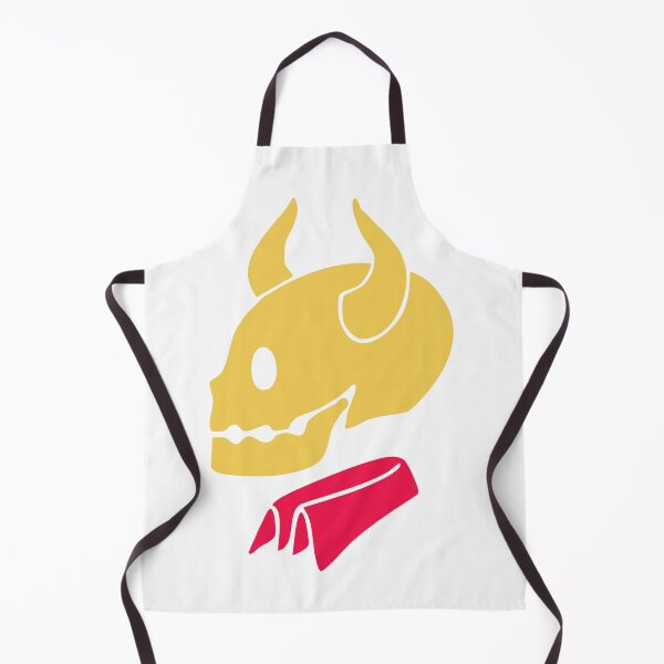 Item preview, Golden skull demon head with a red collar designed and sold by Iko.