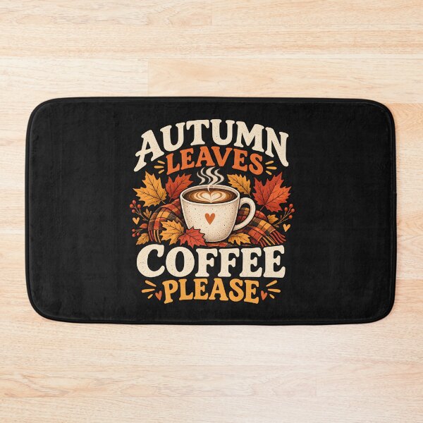 Item preview, Autumn Leaves Coffee Please Fall Season designed and sold by monika-arthing.