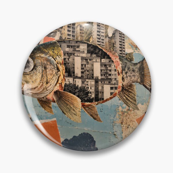 Item preview, The Fish That Contains A City designed and sold by peckinhanto.