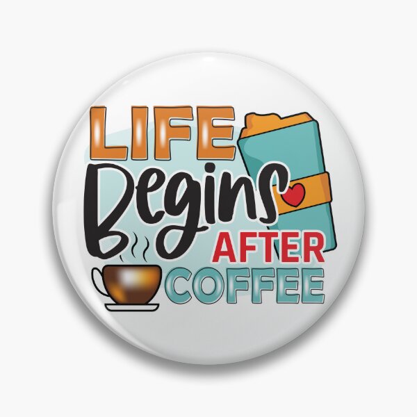 Item preview, Life Begins After Coffee Morning Ritual Humor designed and sold by CleanDecor.