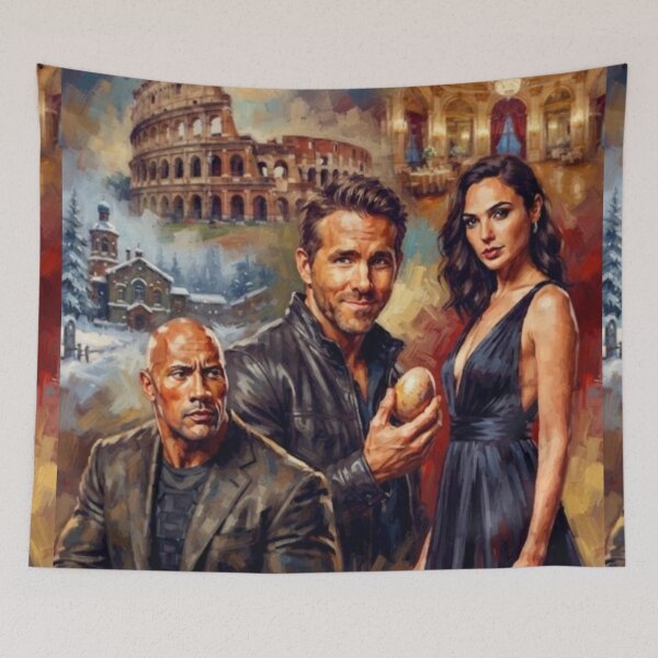 Item preview, Red Notice Action Comedy Fine Art Tribute designed and sold by Art's Diner.